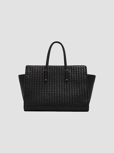Bottega Veneta Women's Barbara Intrecciato-Leather Structured Tote Bag