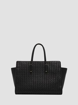 Bottega Veneta Women's Barbara Intrecciato Structured Leather Tote Bag