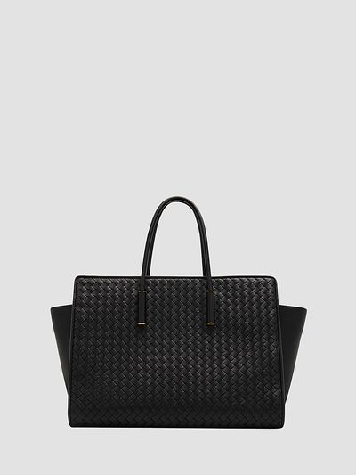 Bottega Veneta Women's Barbara Intrecciato Structured Leather Tote Bag