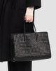 Bottega Veneta Women's Barbara Intrecciato Structured Leather Tote Bag - 2