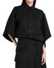 Bottega Veneta Women's Cape-Sleeve Wool-Twill Shirt - 3