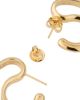 Bottega Veneta Women's Frills 18K-Gold-Plated Hoops - 4