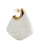 Bottega Veneta Women's Goldtone Sterling Silver & Ceramic Large Fin Earrings - 4