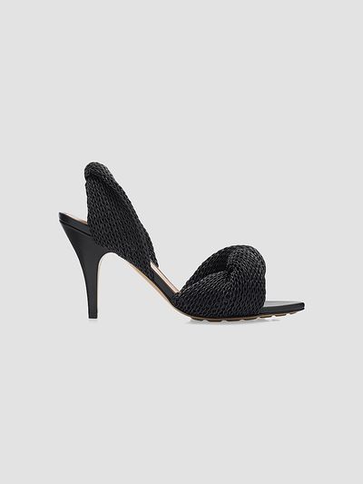 Bottega Veneta Women's Grace 90MM Leather Slingback Sandals