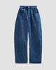 Bottega Veneta Women's High-Rise Barrel-Leg Cotton Jeans - 1