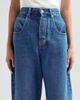 Bottega Veneta Women's High-Rise Barrel-Leg Cotton Jeans - 5