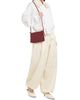 Bottega Veneta Women's Intrecciato-Drawstring Cotton Toile Wide-Leg Trousers - 2