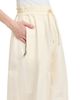 Bottega Veneta Women's Intrecciato-Drawstring Cotton Toile Wide-Leg Trousers - 6