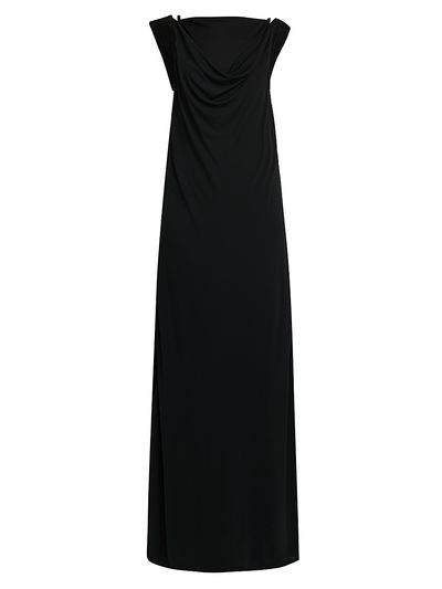 Bottega Veneta Women's Intrecciato-Strap Jersey Gown