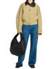 Bottega Veneta Women's Intrecciato Collar Cotton Blouson Jacket - 2