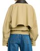 Bottega Veneta Women's Intrecciato Collar Cotton Blouson Jacket - 5