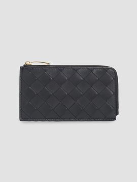 Bottega Veneta Women's Intrecciato Leather Card Holder