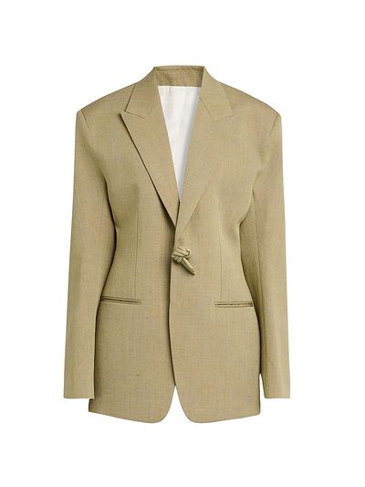 Bottega Veneta Women's Knot-Detail Wool-Blend Blazer