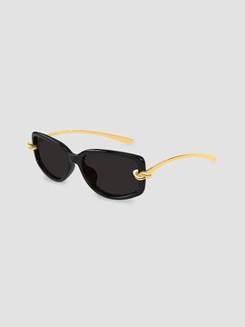 Bottega Veneta Women's Knot 59MM Rectangular Sunglasses