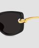 Bottega Veneta Women's Knot 59MM Rectangular Sunglasses - 3