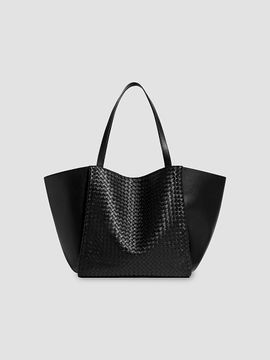 Bottega Veneta Women's Large Corso Intrecciato Leather Tote Bag