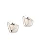 Bottega Veneta Women's Large Fin Sterling Silver Earrings - 3