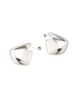 Bottega Veneta Women's Large Fin Sterling Silver Earrings - 4
