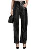 Bottega Veneta Women's Leather Relaxed-Fit Trousers - 3