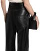 Bottega Veneta Women's Leather Relaxed-Fit Trousers - 6
