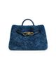 Bottega Veneta Women's Medium Andiamo Dyed Shearling Top Handle Bag - 1