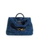 Bottega Veneta Women's Medium Andiamo Dyed Shearling Top Handle Bag - 6