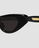 Bottega Veneta Women's Mini Curvy 51MM Cat-Eye Sunglasses - 3