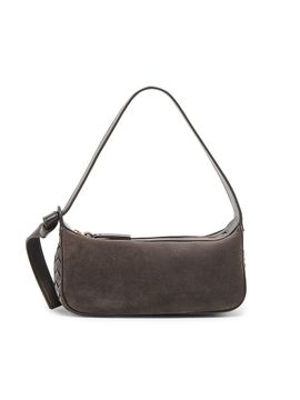 Bottega Veneta Women's Nodo Intrecciato Suede Shoulder Bag