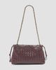 Bottega Veneta Women's Notte Intrecciato Leather Shoulder Bag - 6