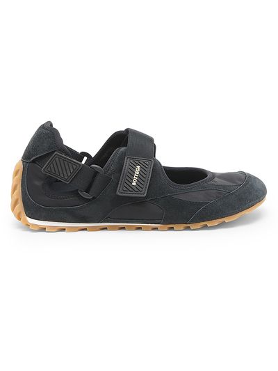 Bottega Veneta Women's Orbit Flash Suede Mary Jane Sneakers