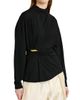 Bottega Veneta Women's Prima Brooch Mock-Wrap Top - 6