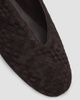 Bottega Veneta Women's Rosa Intrecciato Suede Ballet Flats - 5