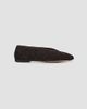 Bottega Veneta Women's Rosa Intrecciato Suede Ballet Flats - 7