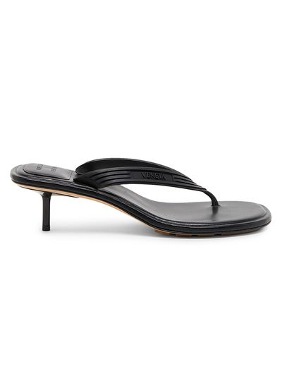 Bottega Veneta Women's Sampieri Kitten-Heel Sandals