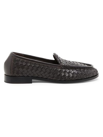Bottega Veneta Women's Silenzio Intrecciato Leather Loafers