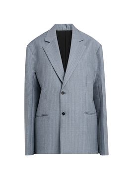 Bottega Veneta Women's Striped Wool-Mohair Single-Breasted Jacket