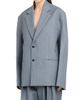 Bottega Veneta Women's Striped Wool-Mohair Single-Breasted Jacket - 4