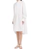 Bottega Veneta Women's Tuxedo-Bib Cotton Poplin Shirtdress - 4