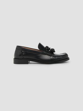 Bottega Veneta Women's Ugo Coaxial Knot Leather Loafers