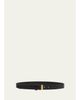 Bottega Veneta Woven Leather & Brass Belt - 1