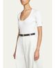Bottega Veneta Woven Leather & Brass Belt - 2