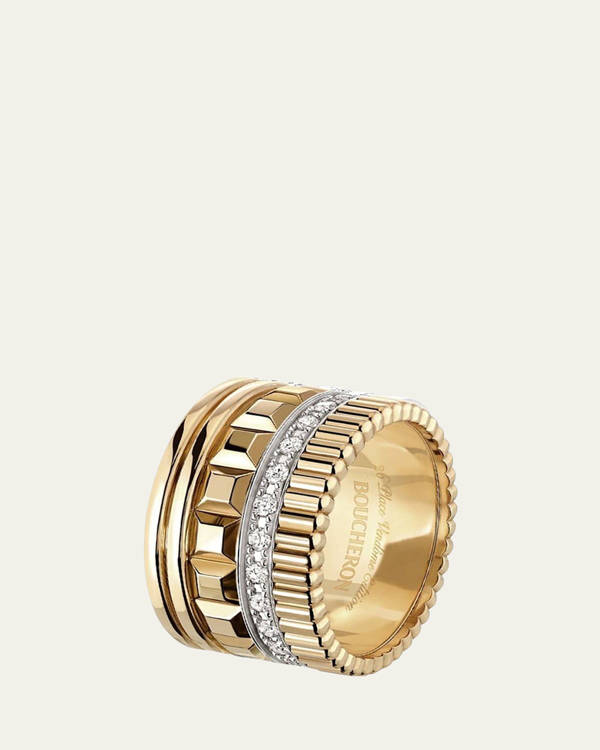 Boucheron Quatre Radiant Ring with Diamonds