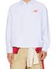 Bound Bound Half Button Script Oxford Shirt - 1