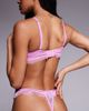 Boux Avenue Boux Avenue all over lace thong in pink-Multi - 4