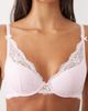 Boux Avenue Boux Avenue Amber plunge bow detail bra in light pink - 3