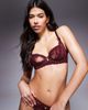 Boux Avenue Boux Avenue Carissa balconette bra in burgundy - part of a set-Red - 2