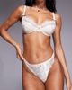 Boux Avenue Boux Avenue Clover embroidered trim tanga thong in ivory-Multi - 2