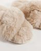 Boux Avenue Boux Avenue cross band fluffy slipper in beige-NEUTRAL - 3