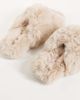 Boux Avenue Boux Avenue cross band fluffy slipper in beige-NEUTRAL - 4