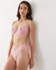 Boux Avenue Boux Avenue Eden lace thong in rose pink - 1